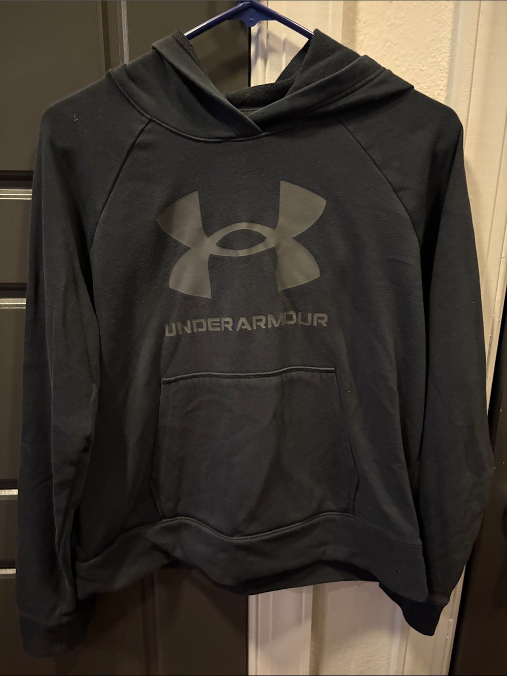 Under Armour woman Black Crewneck Logo Sweatshirt